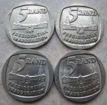 4 x R5 Presidential Inauguration Coins! Great deal!!!