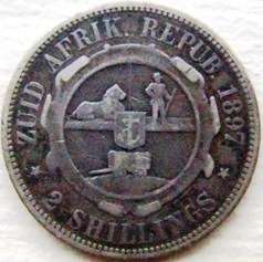 1897 ZAR 2 Shillings