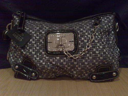 100 %*****Guess***** - Marciano Grey and Black Handbag