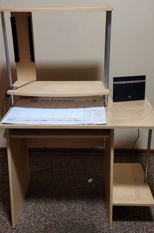 Computer Stand with space for printer and working