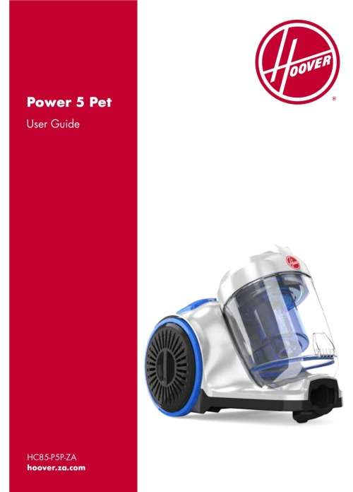 Hoover Power Pet 5 Cyclonic Vacuum