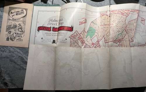 Holmden`s Street Plan of Greater Johannesburg