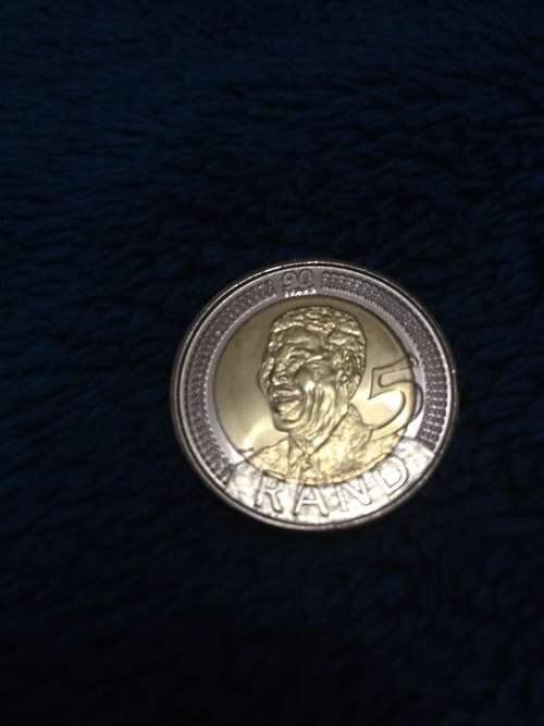 nELSON mANDELA  R5 Birthday coins