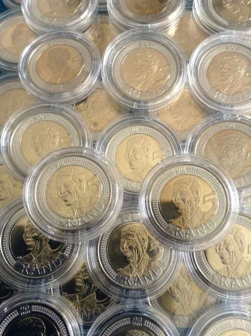 Nelson Mandela Birthday coins 2008