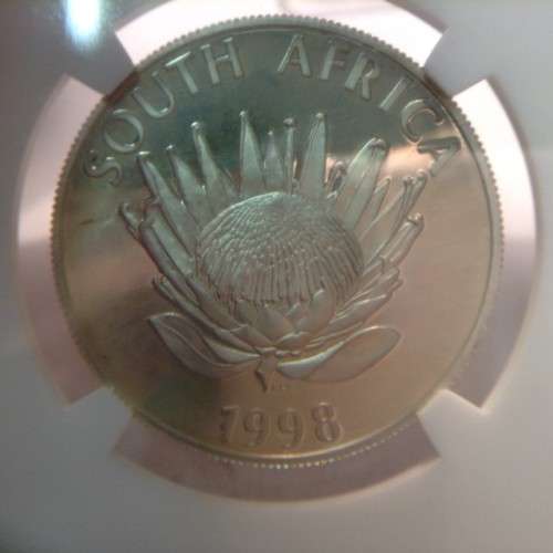 1998 silver 1 Rand Year of the Child PF 64 Ultra Cameo