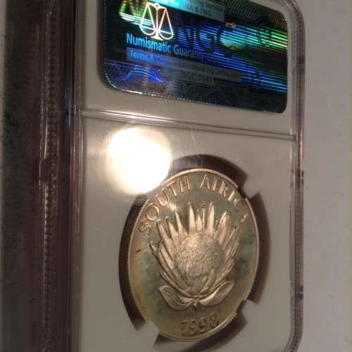 1998 silver 1 Rand Year of the Child PF 64 Ultra Cameo