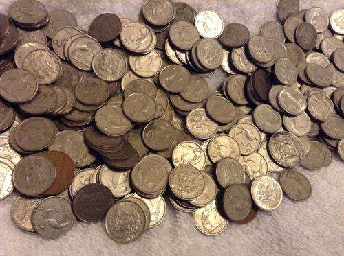 Lot of 150 Second Decimal RSA coins