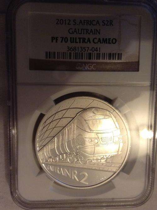 Gautrain proof 70 R2 Silver WOW