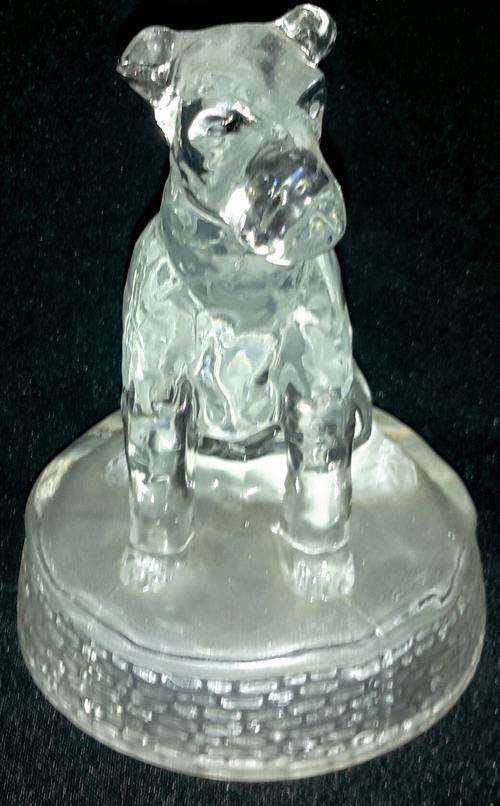 Lovely glass dog