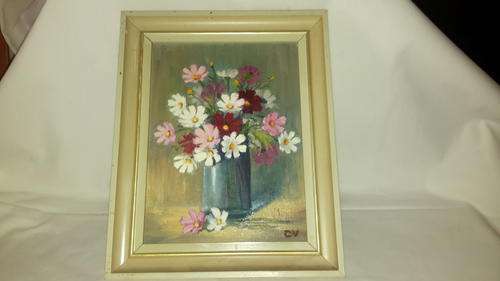 Cosmos painting in frame (Painting by mouth)