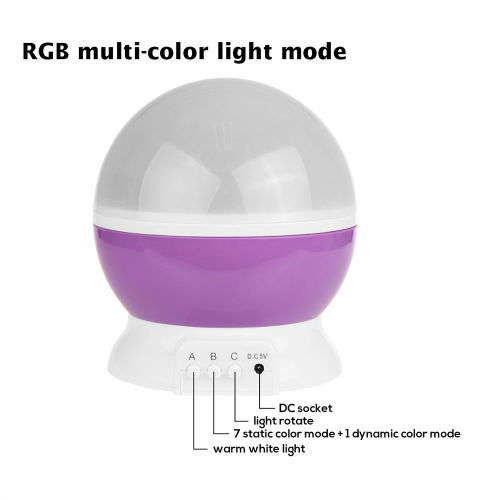 Brand New!!! 360° Rotating LED Starry Night Sky Projector Lamp