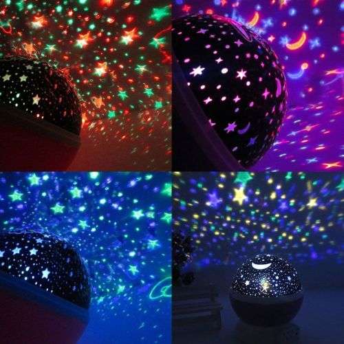 Brand New!!! 360° Rotating LED Starry Night Sky Projector Lamp