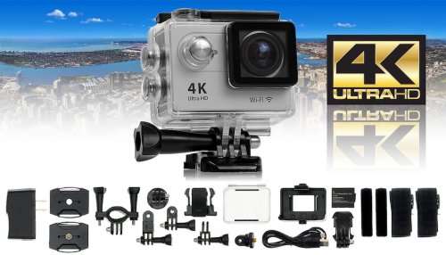 WOW!!! 4K WiFi Waterproof Sports Action Camera + Remote - Ultra HD - Super Wide Angled Lens - HDMI