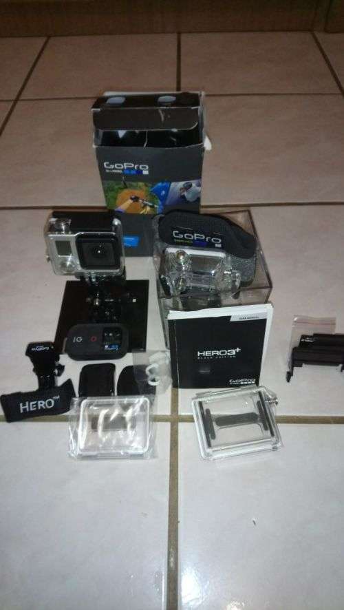 GoPro Hero 3+ Black Edition with Accessories including a "Lang-Arm" !!!