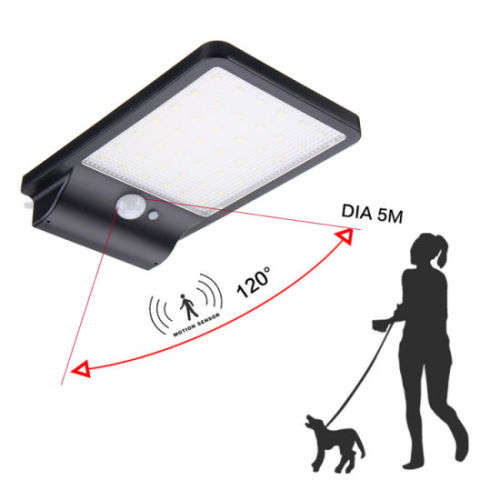 42 LED 20W Solar Power Street Light, PIR Motion Sensor, Waterproof, Night Sensor & Eco-friendly