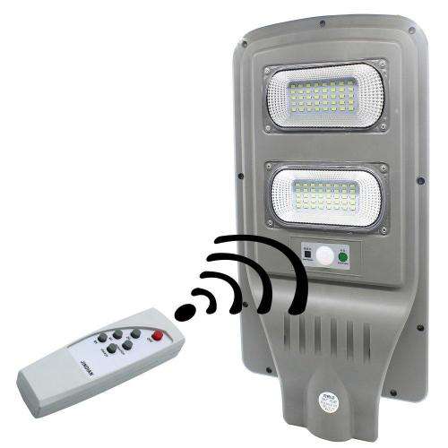 40W LED Solar Power Street Light with REMOTE, PIR Motion Sens, Waterproof, Night Sens & Eco-friendly