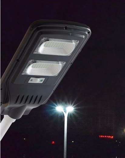 40W LED Solar Power Street Light with REMOTE, PIR Motion Sens, Waterproof, Night Sens & Eco-friendly