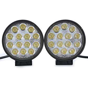 BRAND NEW !!!   42W LED Work / Spot Light - Brackets Included!