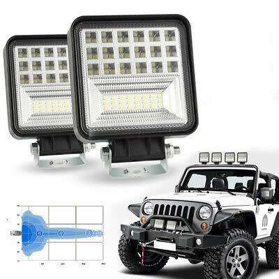 BRAND NEW !!! Super Bright 126W LED Spot Light - Brackets Included!