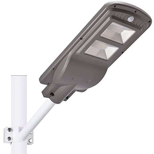 40W LED Solar Power Street Light, PIR Motion Sensor, Waterproof, Night Sensor & Eco-friendly