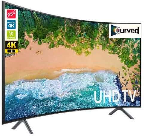CRYSTAL CLEAR 65" CURVED, LED, UHD, 4K, SMART TV - BRAND NEW!