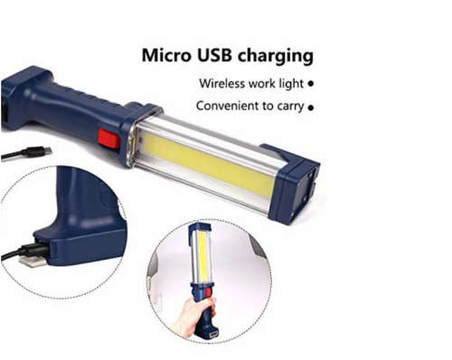 Brand New!!! 700 Lumen - 20w Heavy Duty Work Light With Built-In Power Bank and 1 1/4" Strong Magnet