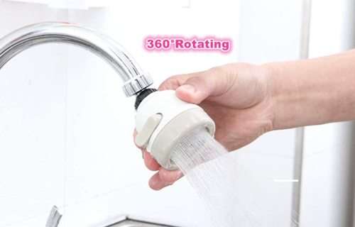 Universal Splash Proof Water Faucet - 360 Degree Rotate - Three Modes - DIY Installation in Seconds
