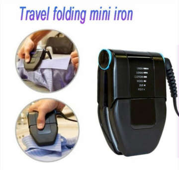 Compact Electrical Touch-Up - Travel Iron - No Water Needed!