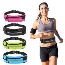Sports Waist Belt / Bag - Bottle Holder, Phone Holder Including Earphone Connection Opening!