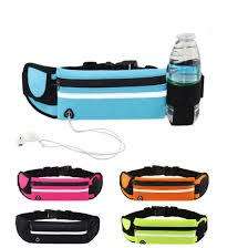 Sports Waist Belt / Bag - Bottle Holder, Phone Holder Including Earphone Connection Opening!