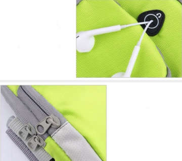 Sports Double Zipper Arm Pouch / Bag - Superb Quality!