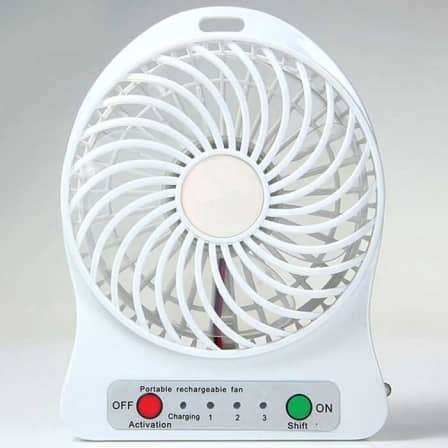 Mini Portable USB Rechargeable Fan - 3 Speed Settings