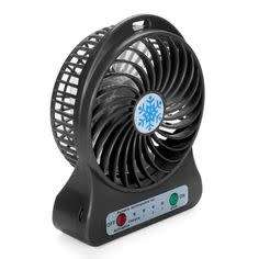 Mini Portable USB Rechargeable Fan - 3 Speed Settings