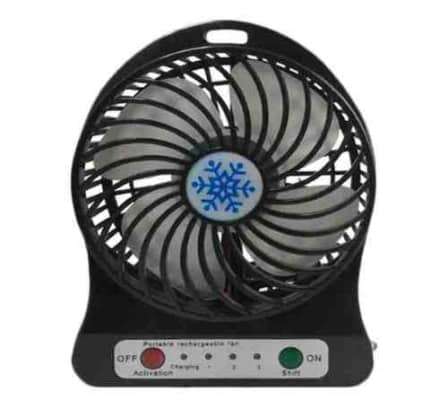 Mini Portable USB Rechargeable Fan - 3 Speed Settings