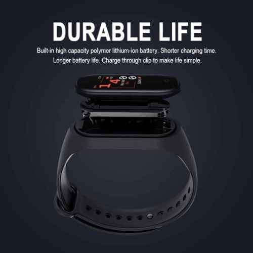 M4 Smart Bracelet / Fitness Tracker  (Heart Rate - Blood Pressure - Motion - Calories - Distance)