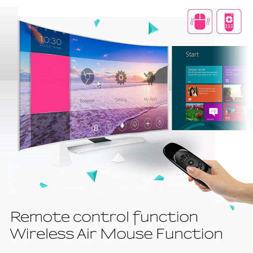 2.4GHz Wireless AIR MOUSE with Gyroscope - QWERTY Keyboard - Remote Control