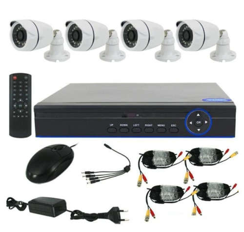 DIY - 4 Channel 5MP AHD Latest Software CCTV System + HDMI + Phone Viewing + Waterproof Cameras