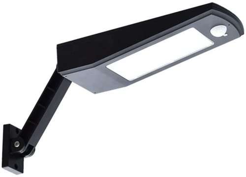 80 LED Waterproof Solar Powered Motion Sensor Wall Light with 120° Detection Angle - 900 Lumen