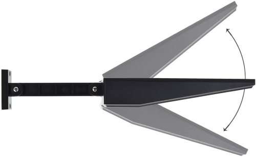 80 LED Waterproof Solar Powered Motion Sensor Wall Light with 120° Detection Angle - 900 Lumen