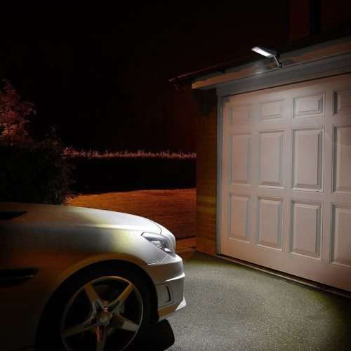 80 LED Waterproof Solar Powered Motion Sensor Wall Light with 120° Detection Angle - 900 Lumen