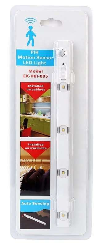 PIR Motion Sensor LED Cabinet / Wardrobe Light - Perfect to Light Up the Dark Spaces.