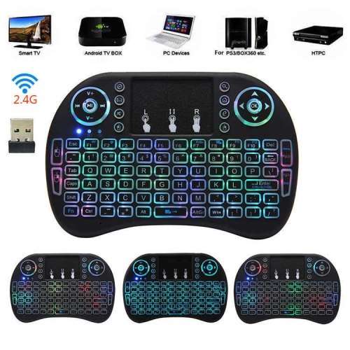 BRAND NEW!!! 2.4GHz Wireless i8 QWERTY Keyboard / Mouse COMBO with USB Interface Adapter - RGB