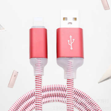 Micro USB - High Speed - Candy Color - LED Lighting - Charge & Date Cable - 2.4A