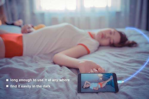 Micro USB - High Speed - Candy Color - LED Lighting - Charge & Date Cable - 2.4A