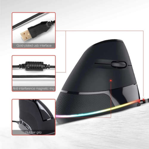 BRAND NEW!!! Vertical Mouse - Eliminate Hand Fatigue When Working On Your Computer! - WB-888