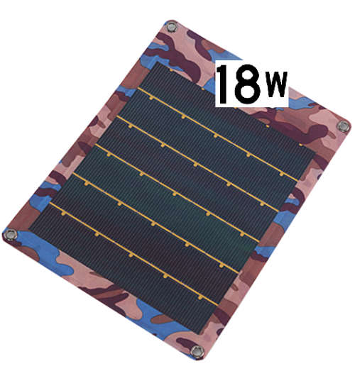 New Technology - High Efficiency 18w Flexible Film Solar Panel / Charger - Quick Charge Technology