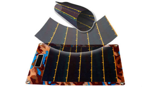 New Technology - High Efficiency 18w Flexible Film Solar Panel / Charger - Quick Charge Technology