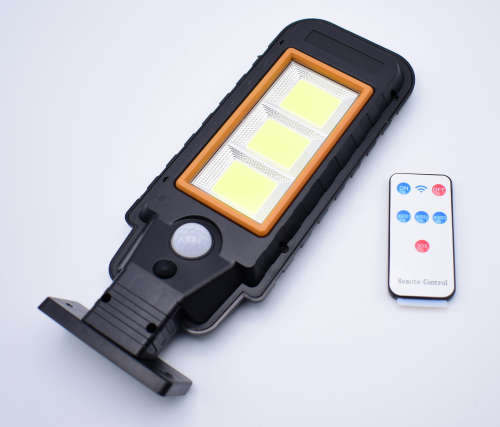 120 COB Waterproof Solar Induction Wall/Street Light with Remote Control - 120° Wide Angle -GT-8011D