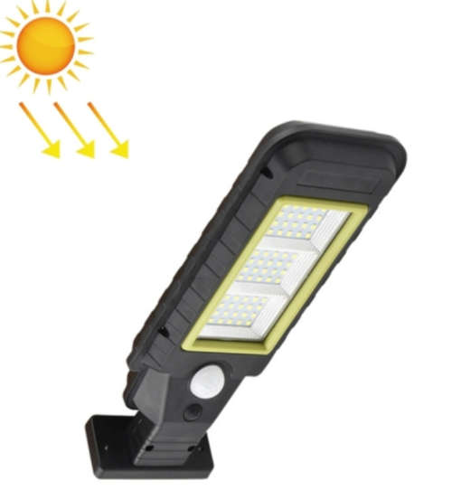 60 LED Waterproof Solar Induction Wall/Street Light with Remote Control - 120° Wide Angle -GT-8011A