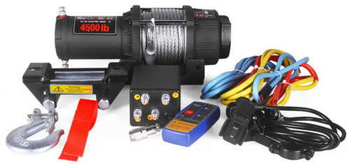 12V 4500lb (2040kg) Electric Winch for All Terrain and Utility Vehicles - Tools That Mean Business!